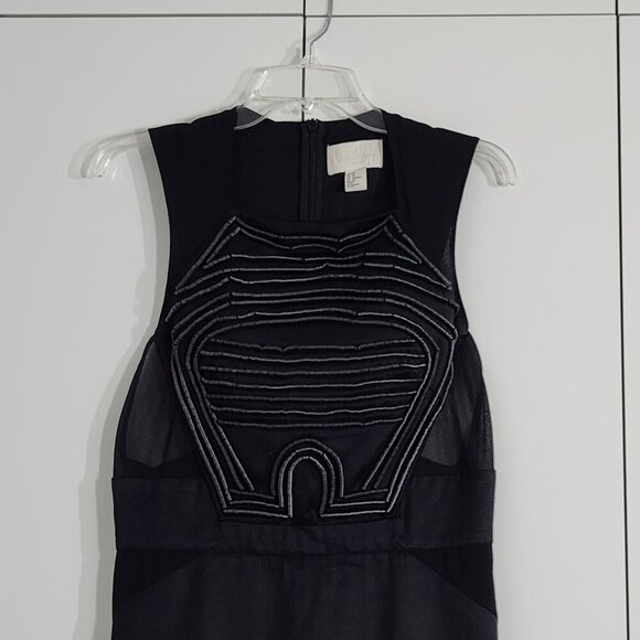 H&M Conscious Exclusive Black Dress Size 12 Formal/Party/Wedding - Picture 3 of 6